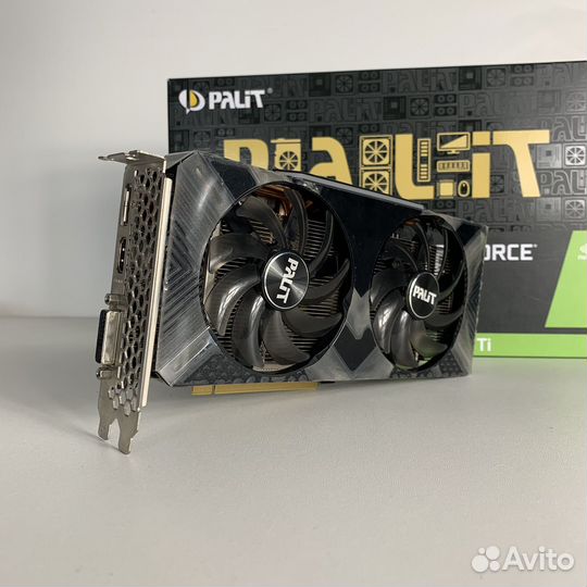 Видеокарта Palit GeForce GTX 1660 Ti Dual 6gb