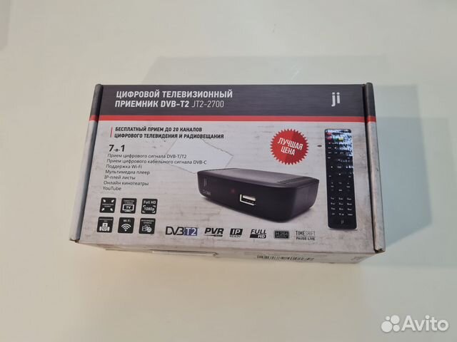 Цифровой телевизионный приёмник ji DVB-T2 JT2-2700 купить в Санкт ...