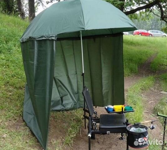 Рыболовный зонт с тентом