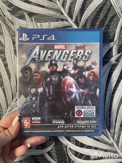Мстители ps4 ps5 новый диск в пленке