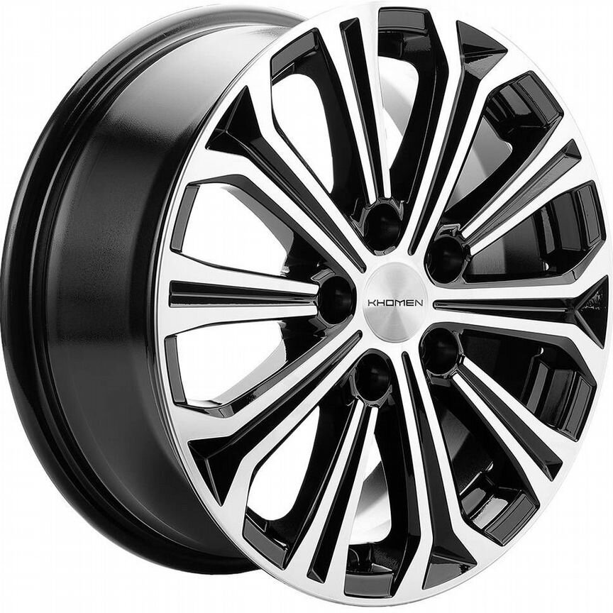 Диски Khomen KHW1610 6.5x16 5x115 ET41 D70.1 Black-FP