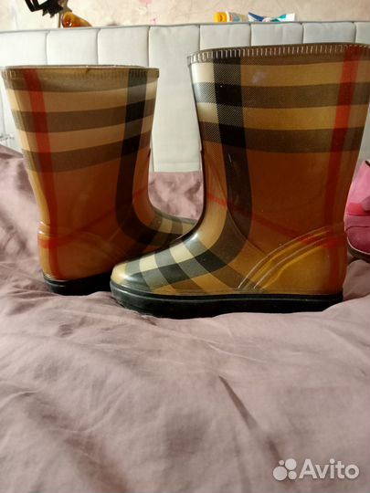 Burberry резиновые сапоги,туфли, балетки,ботинки