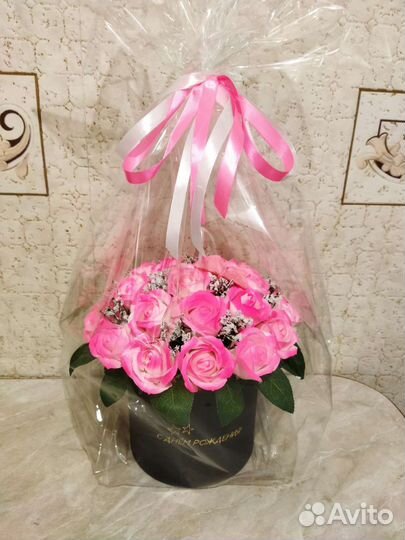 Букет цветов из мыла