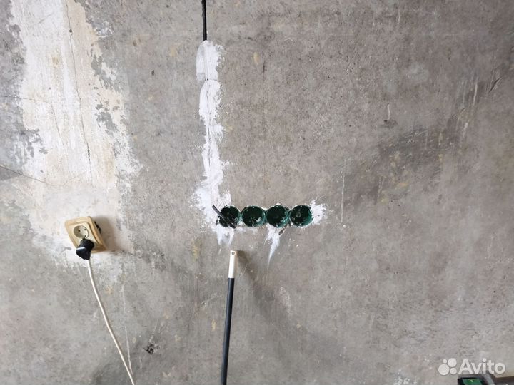 Штробление под проводку