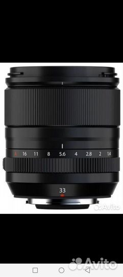 Объектив fujifilm xf 33 1.4