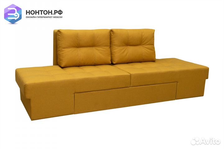 Диван еврокнижка Толедо желтый