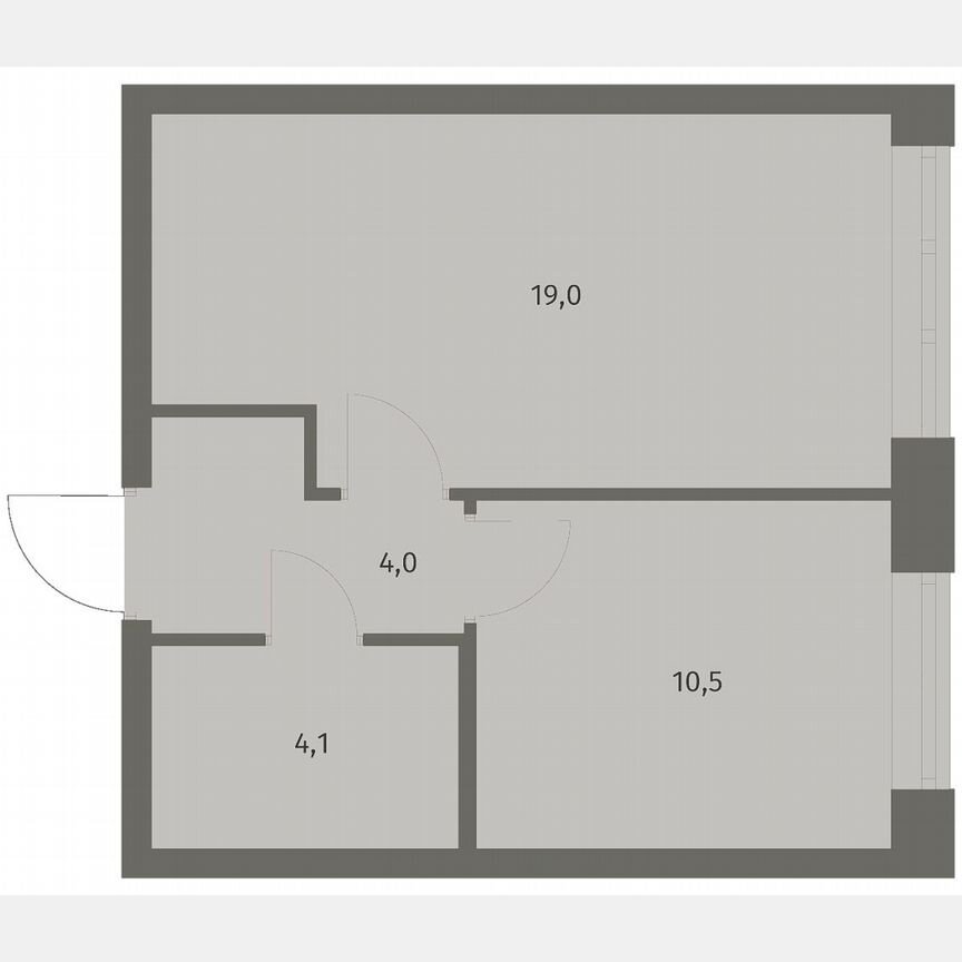 1-к. квартира, 37,7 м², 3/11 эт.