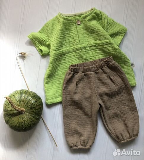 Костюм детский из муслина 74 размер