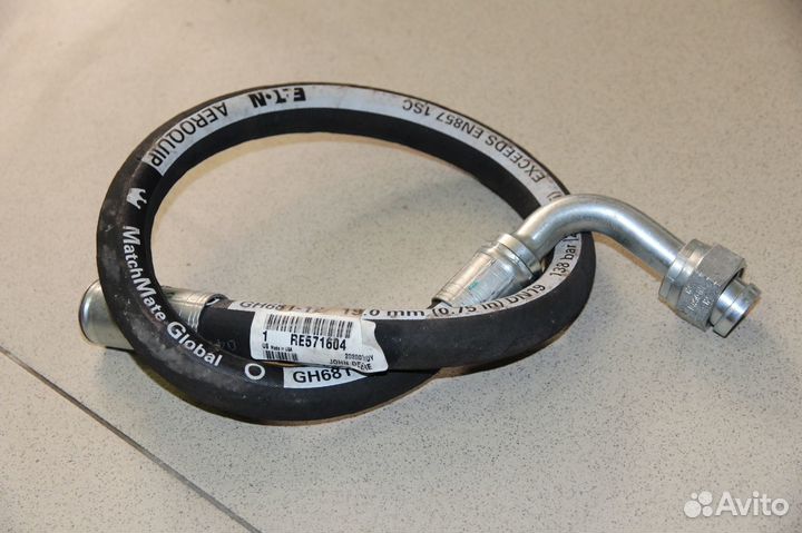 RE571604\RE571606 гидрошланг джон дир JD