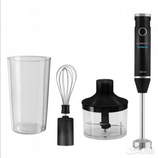 Блендер погружной с чашей Scarlett новый в упаковк