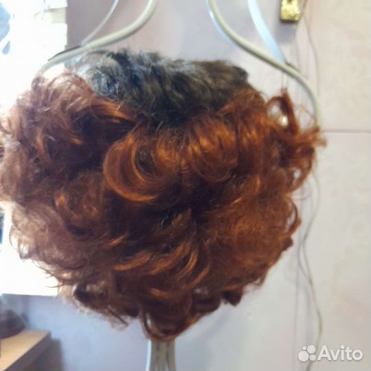 Накладка для причёски:рыжая, чёрная, т.русый