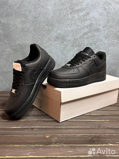 Кроссовки Nike Air force 1 low black новые