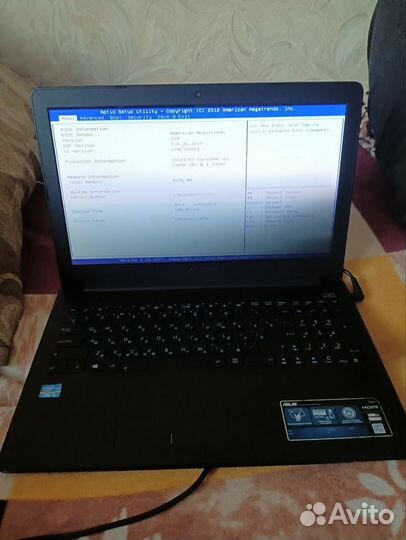 Ноутбук asus x502c