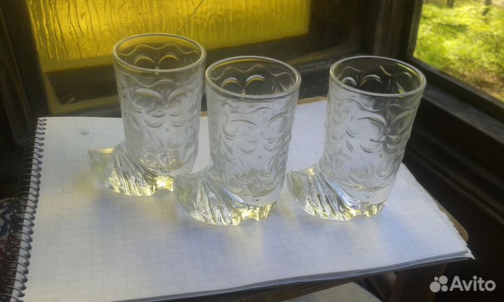 Стопки Винтаж Хрусталь