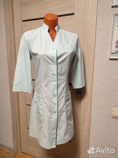 Рубашка медицинская чёрная 42 44