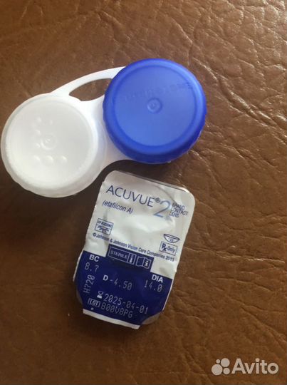 Линзы контактные - 4,5 (4 шт. + контейнер)