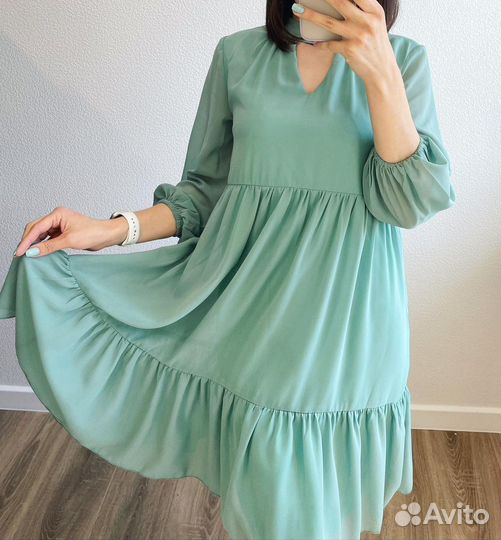 Платье шифоновое 42,44