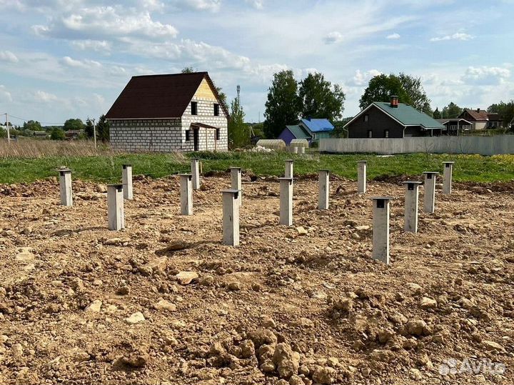 Жб сваи. Фундамент на жб сваях под ключ