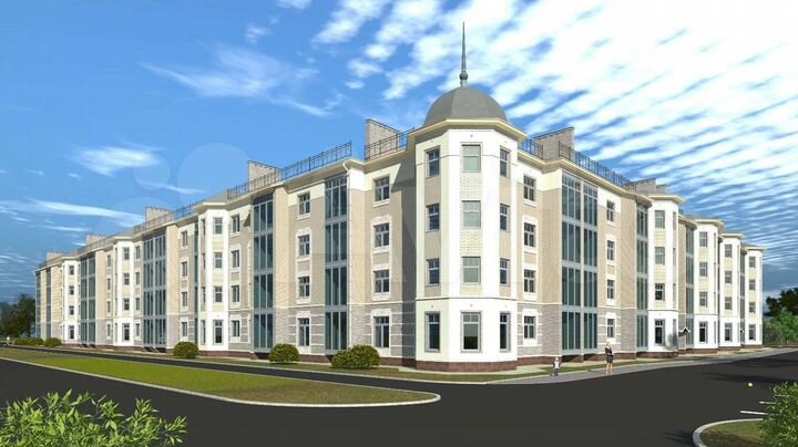 1-к. квартира, 36 м², 1/4 эт.