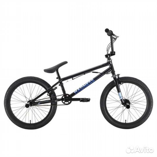 Велосипед Stark'22 Madness BMX 3 черный/голубой