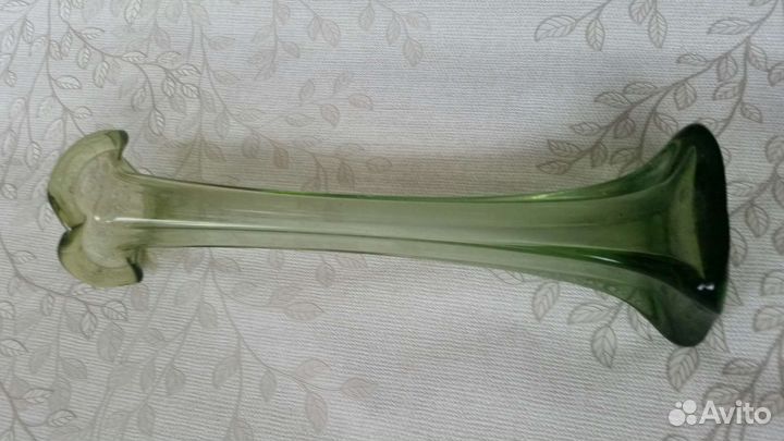 Ваза винтажная 35 см стекло