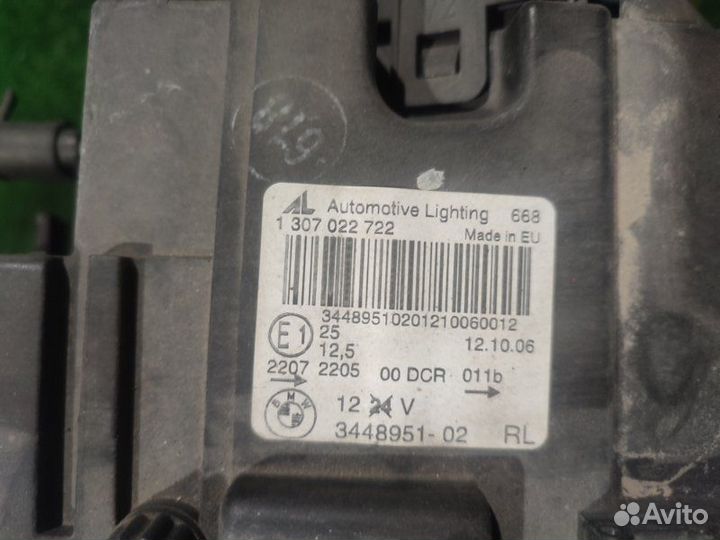 Фара ксеноновая передняя левая Bmw X3 E83 2006