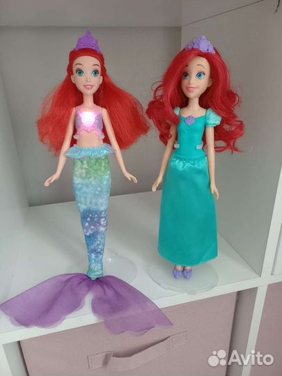 Лот 2шт Кукла Ариэль прющая Hasbro оригинал