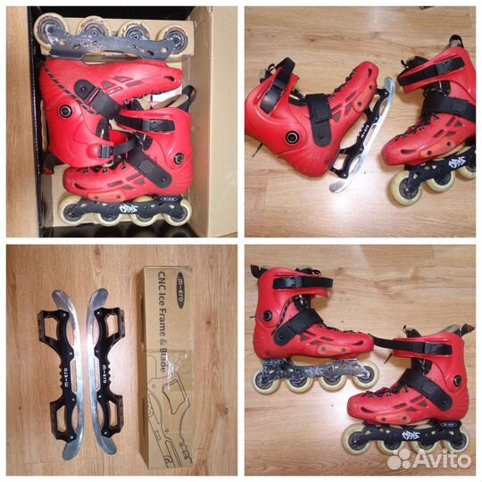 Ролики Seba р36, Fila nrk 40, Powerslide 40, Micro