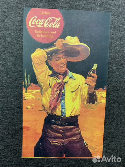 Редчайшая коллекционная футболка Coca Cola, винтаж