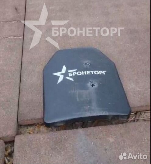 Утолщенная бронепластина бтп-2К для бронежилета, б