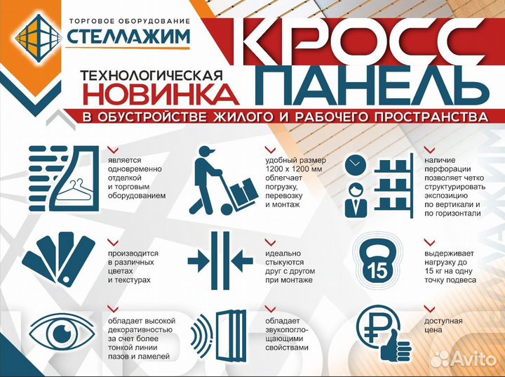Перфорированная металлическая стеновая панель