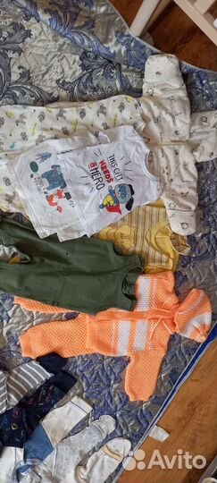 Вещи пакетом на мальчика 56 62 68