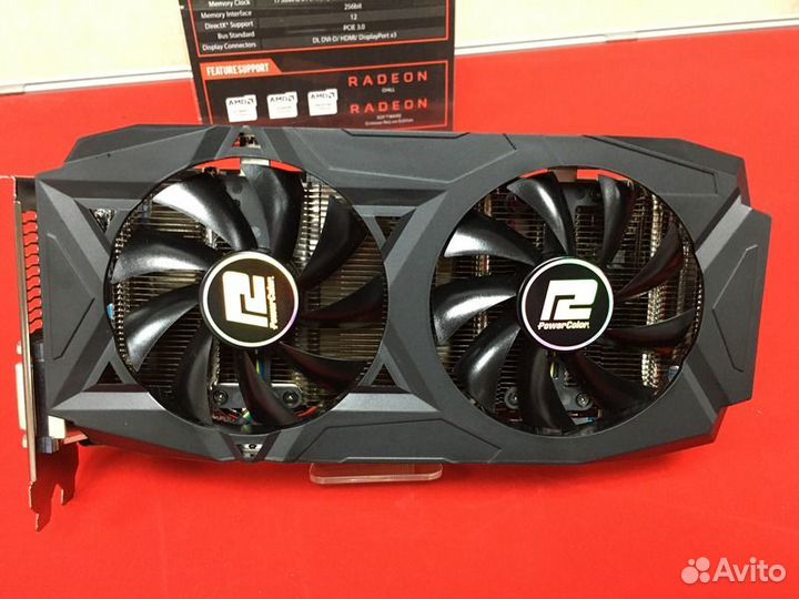 Видеокарта rx580 8gb