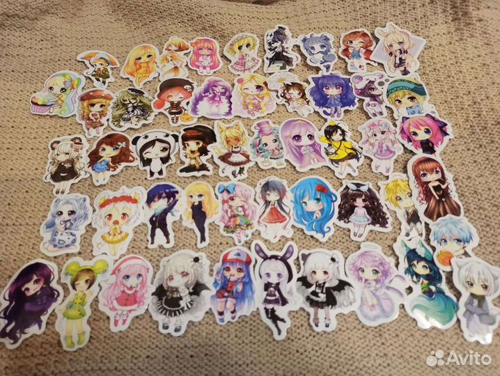 Стикеры наклейки девушки аниме братс наруто