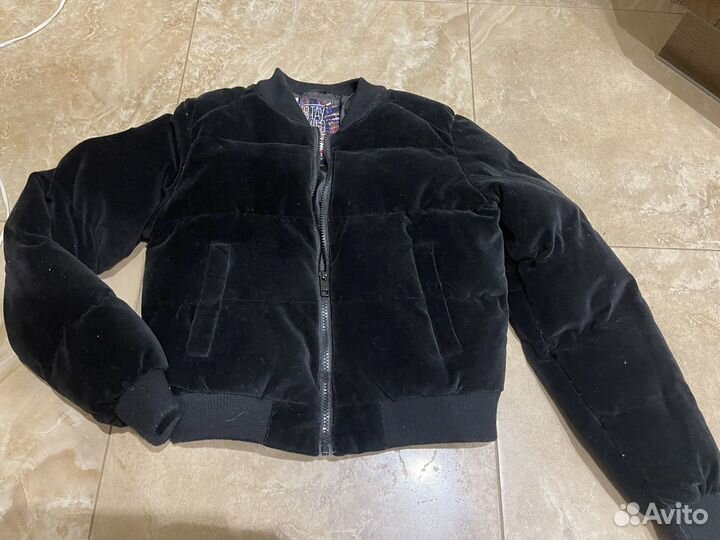 Бомбер унисекс черный