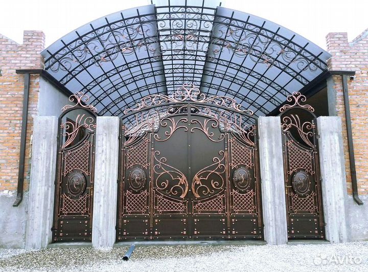 Кованые ворота