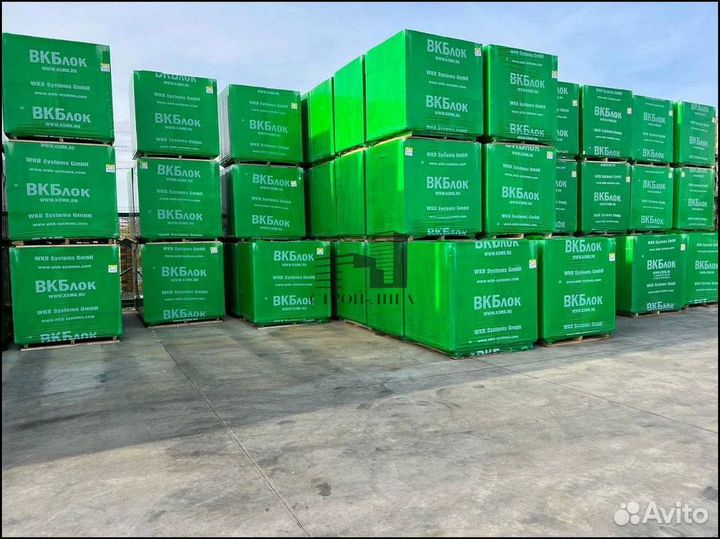 Вкблок из газобетона 625*100*250