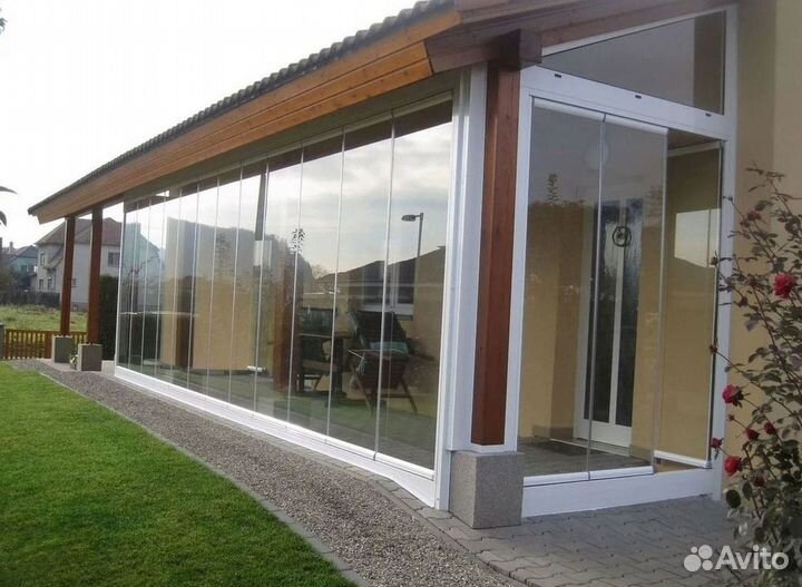Остекление террасы под ключ