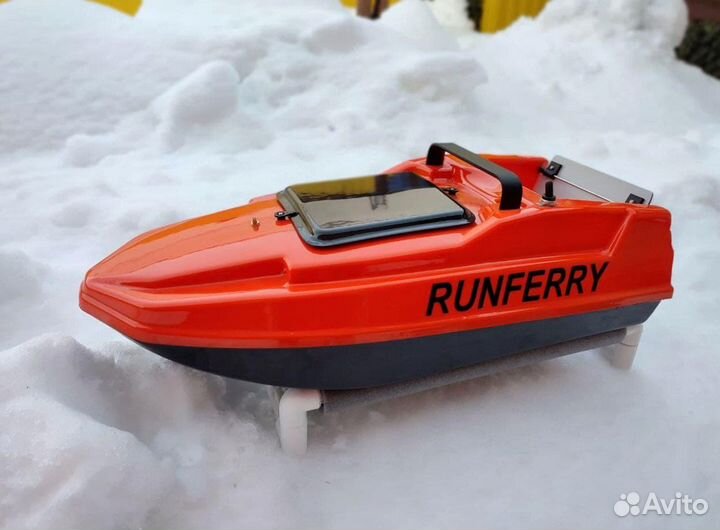 Прикормочный карповый кораблик Runferry Solo Mini