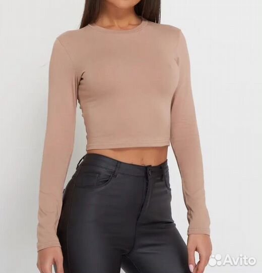 Укороченный лонгслив