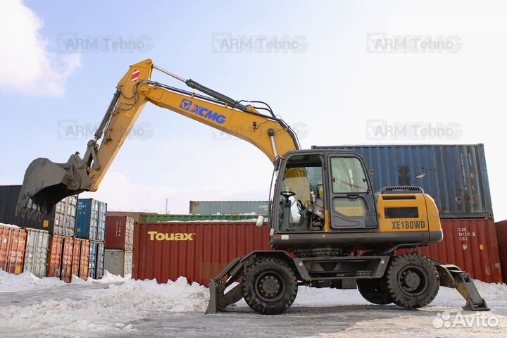 Колёсный экскаватор XCMG XE180WD, 2023