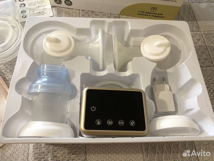 Молокоотсос электрический двойной otto baby