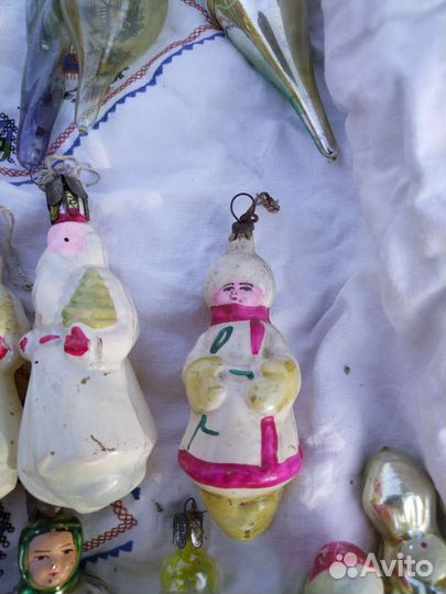 Ёлочные игрушки СССР дед мороз мальчик-с-пальчик