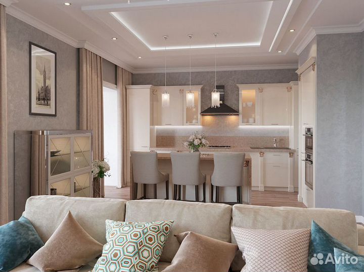 Натяжной потолок артикул LV570