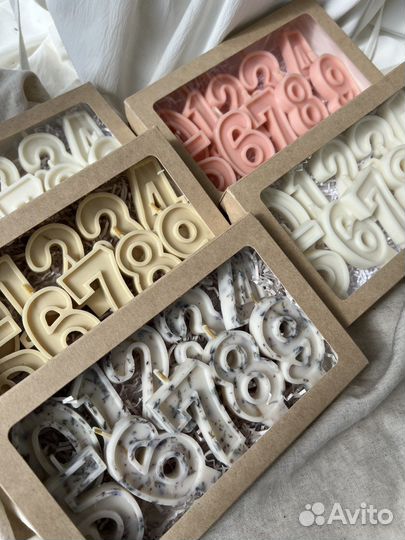 Свечи цифры для торта