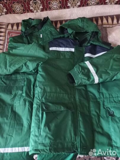 Костюм мужской рабочий спецодежда зимний р. 56-58