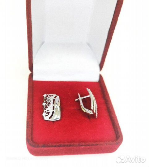 Серьги серебряные 925 2,79г (арт 115957) сп29