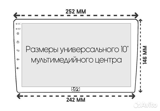 Переходная рамка Toyota Alphard, Vellfire 2015+ 10