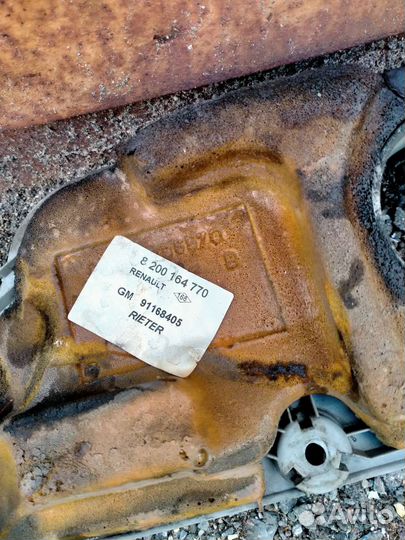 Накладка на двигатель. Opel Renault мотор 1.9 Диз