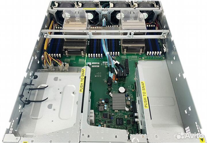 Сервер Supermicro 6028U-TR4 2x E5-2660v3 16Gb